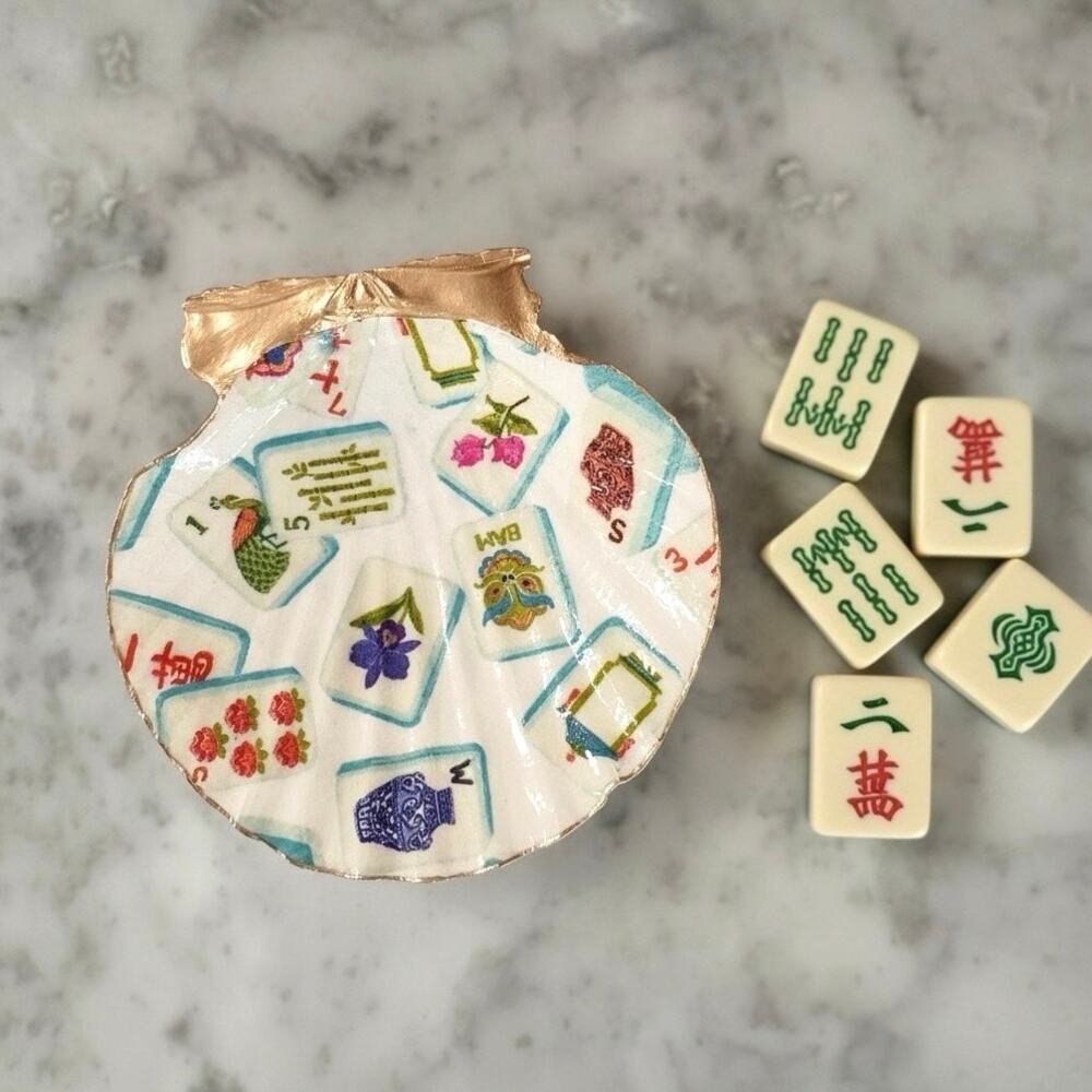 Mahjong Tile Trinket Dish, Mahjong Lover Jewelry Dish, Mahjong Dice Holder